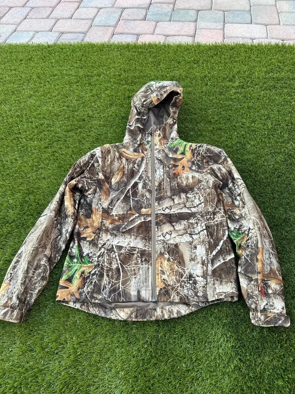 NEW Rustic Ridge Camo Hunting Jacket Youth M Hooded Waterproof Coat